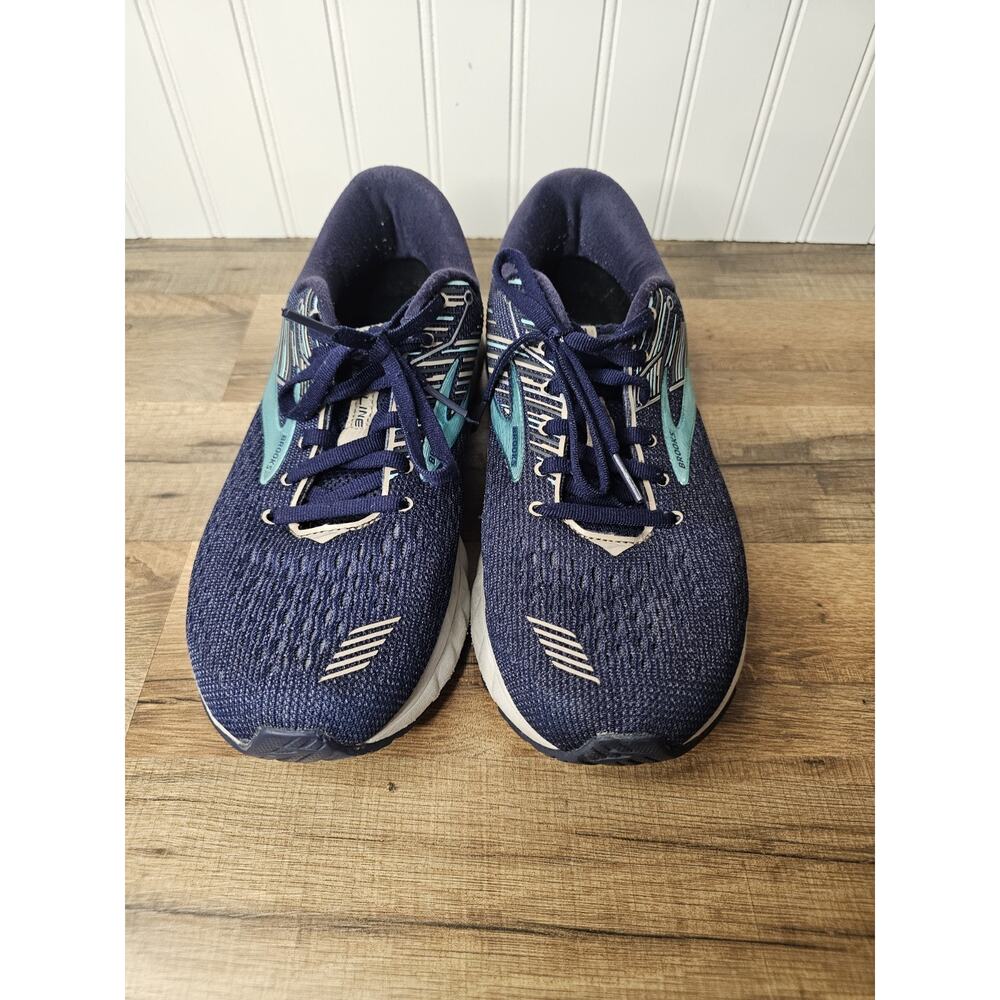 Brooks Adrenaline GTS 19 Guiderails Women's Size 9.5 W Shoes Blue 1202841B450 - Picture 2 of 10